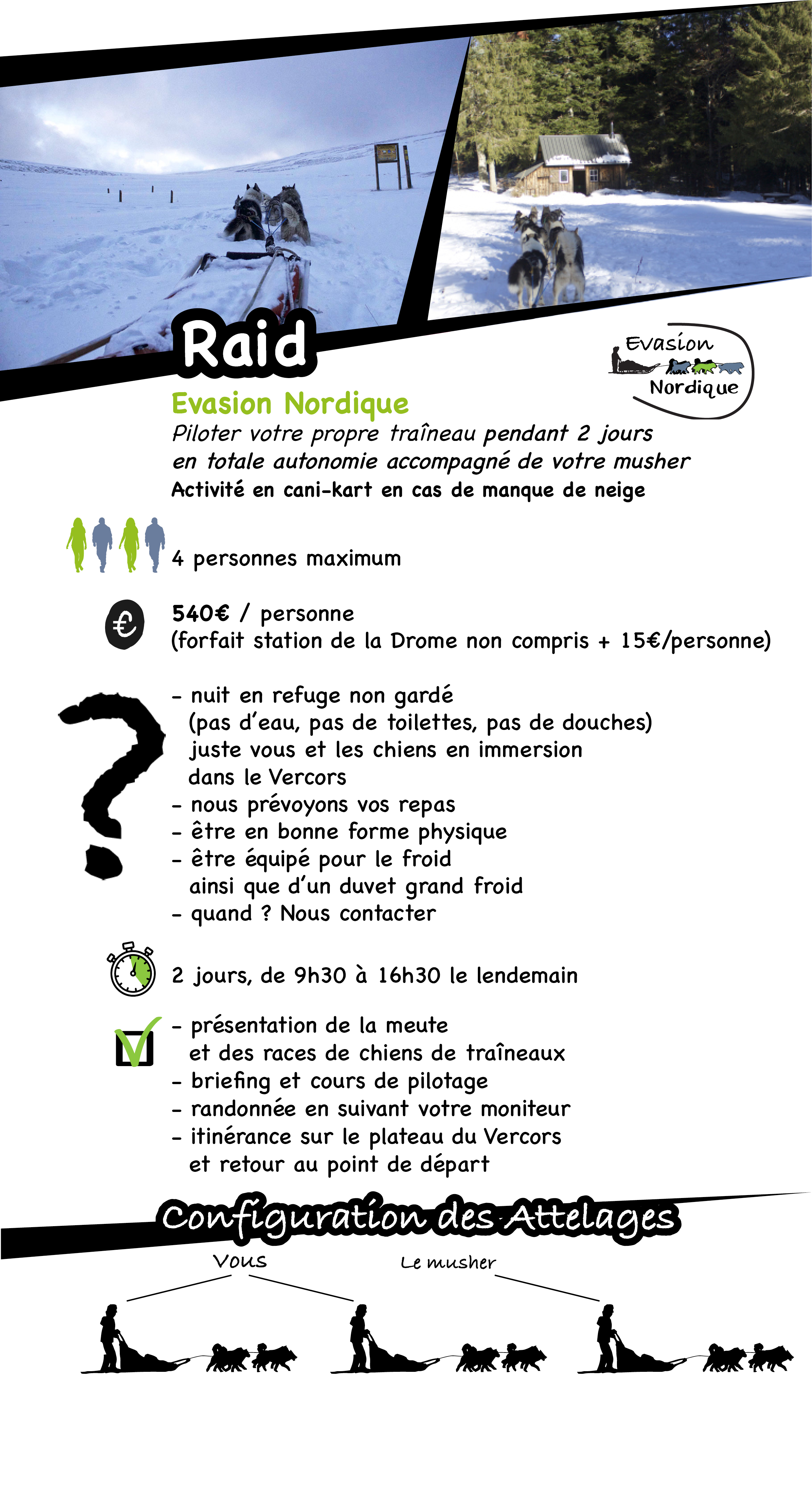 raid en chien de traineau